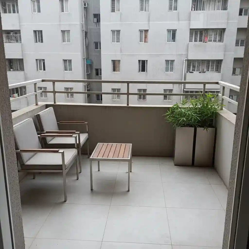 Transformasi pagar balkon stainless minimalis terbaru sebelum dan sesudahnya menggunakan jasa desain interior SplusA.id-jasa interior splusa.id