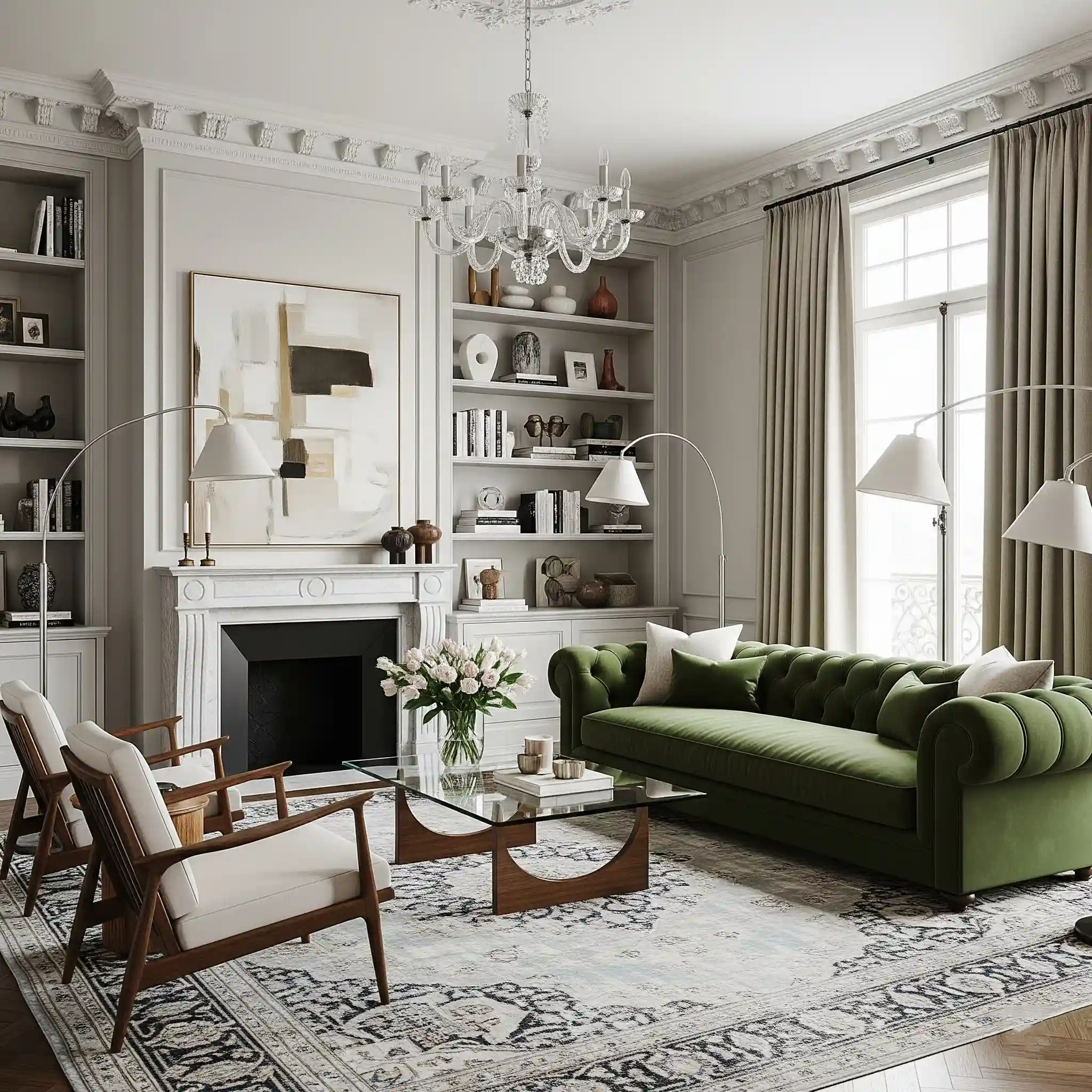desain interior ruang tamu klasik mewah dipadu dengan modern-perusahaan desain interior splusa.id desain interior ruang tamu klasik mewah dipadu dengan modern-perusahaan desain interior splusa.id
