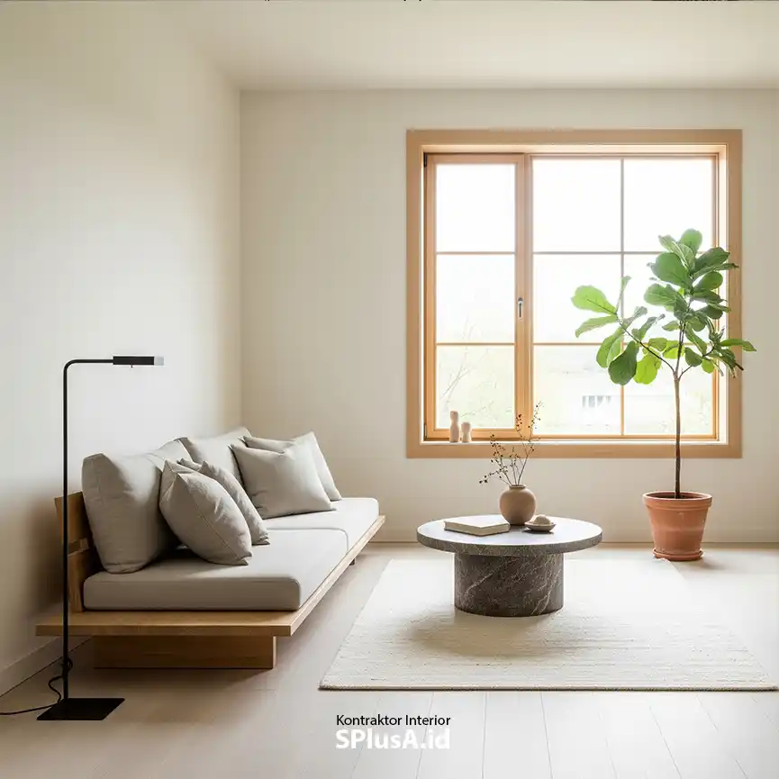jasa dekorasi rumah minimalis Si Clean dan Simple Minimalis Skandinavia Japandi-jasa interior splusa.id jasa dekorasi rumah minimalis Si Clean dan Simple Minimalis Skandinavia Japandi-jasa interior splusa.id