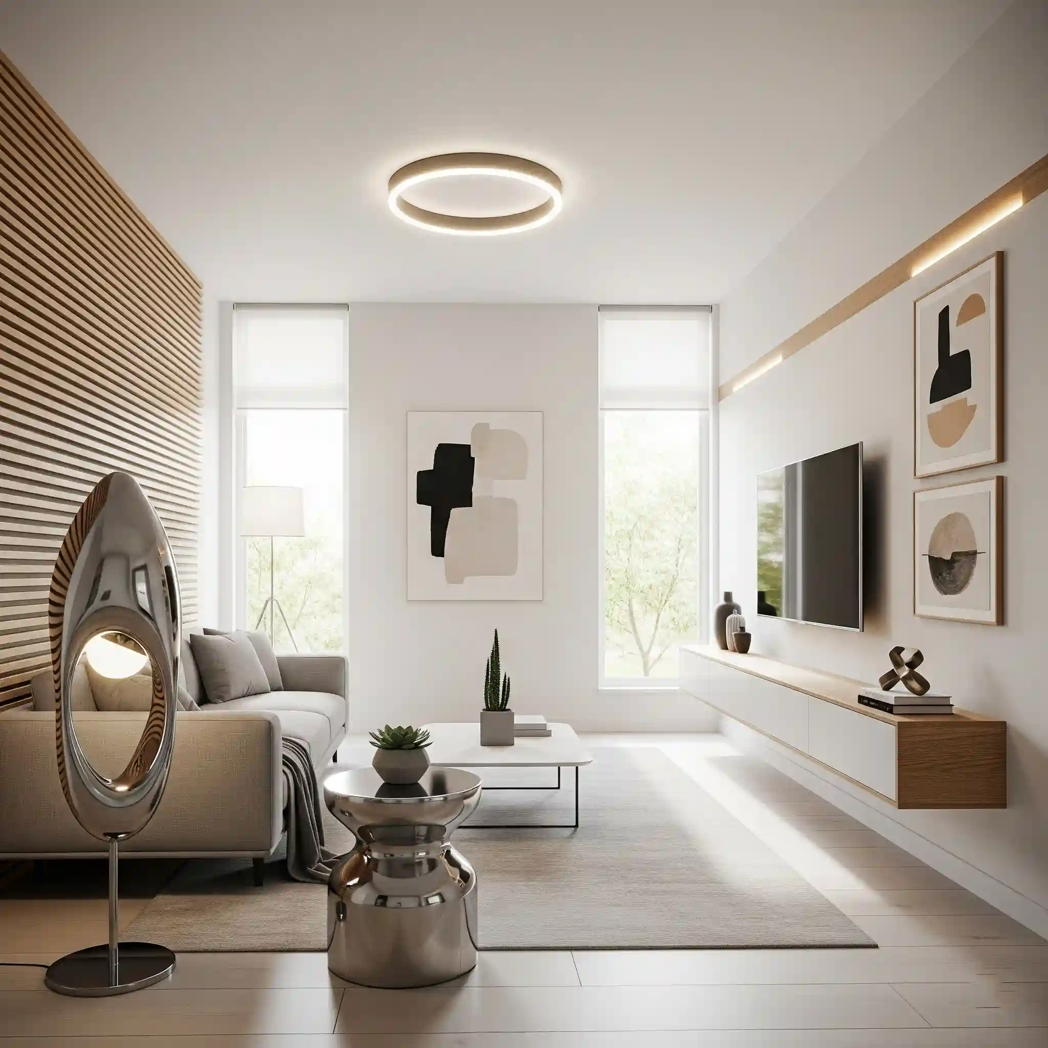 jasa desain interior rumah gratis ruang tamu minimalis elegan futuristik Splusa.id jasa desain interior rumah gratis ruang tamu minimalis elegan futuristik Splusa.id