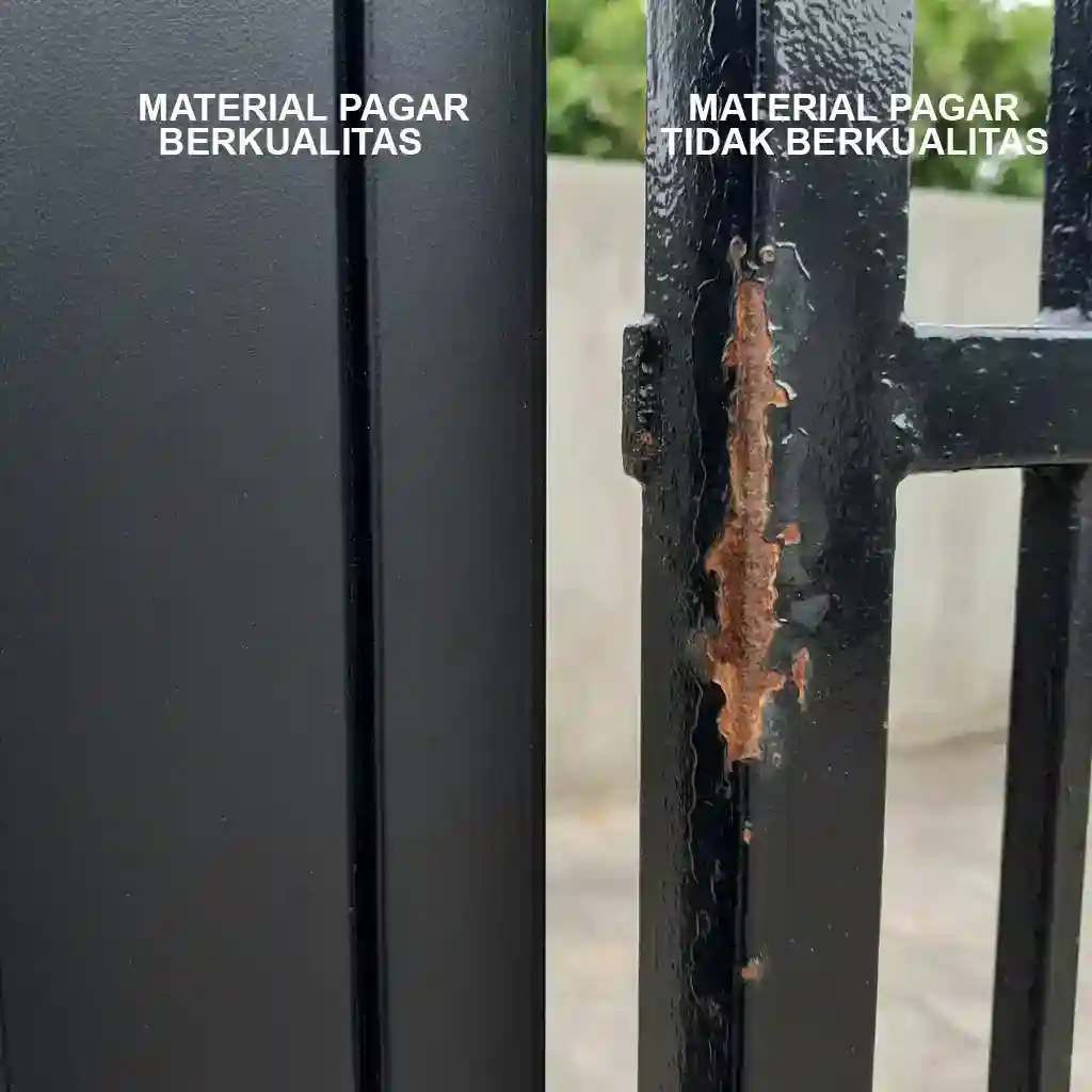 material pagar berkualitas dan tidak berkualitas-jasa Interior minimalis splusa.id