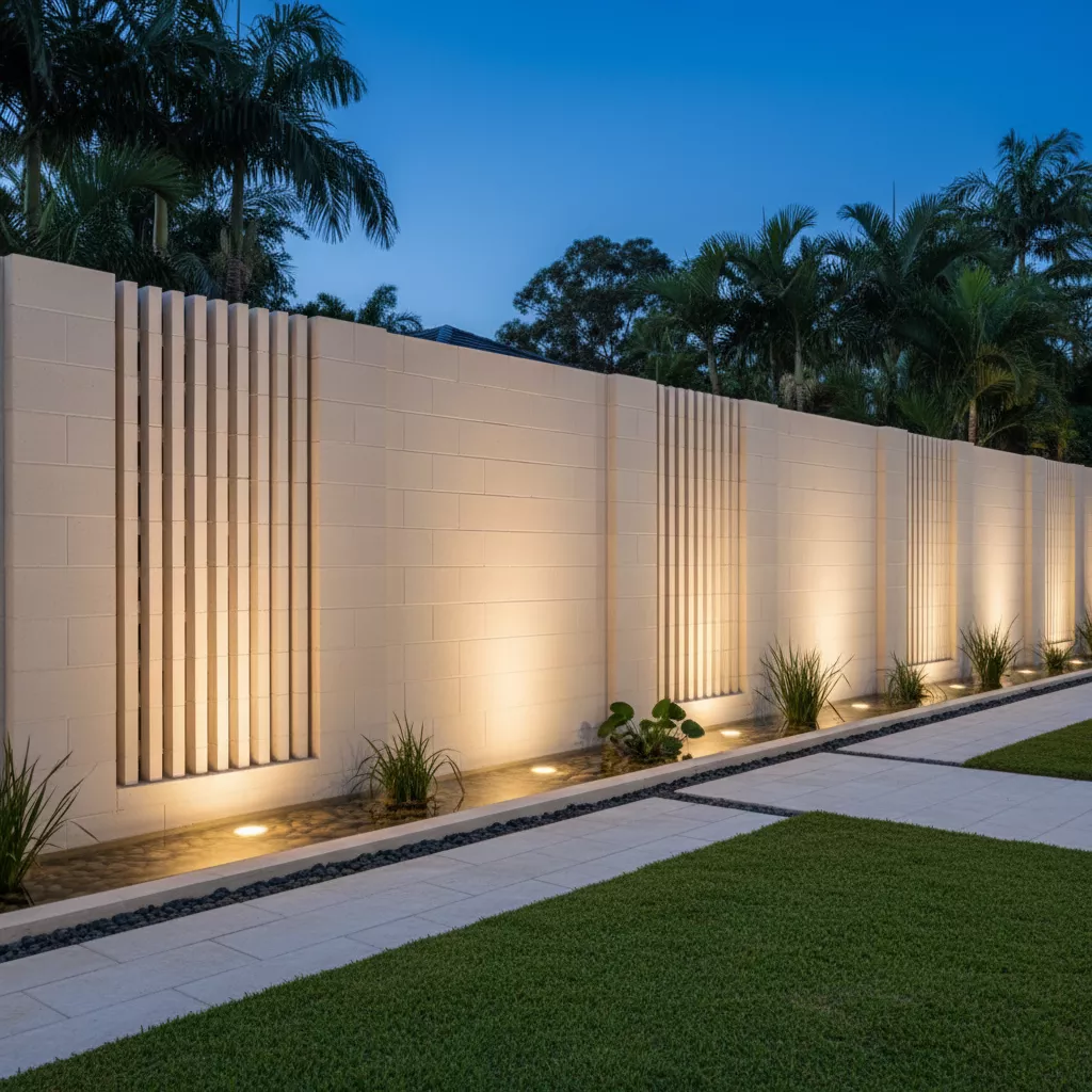 model pagar rumah dari hebel-Pagar Hebel Gaya Resort Mewah dengan Aksen Kisi-kisi Hebel Vertikal dan Kolam Kecil-interior konsultan splusa.id model pagar rumah dari hebel-Pagar Hebel Gaya Resort Mewah dengan Aksen Kisi-kisi Hebel Vertikal dan Kolam Kecil-interior konsultan splusa.id