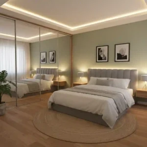 Contoh desain interior kamar tidur 3x4 meter estimasi harga terjangkau