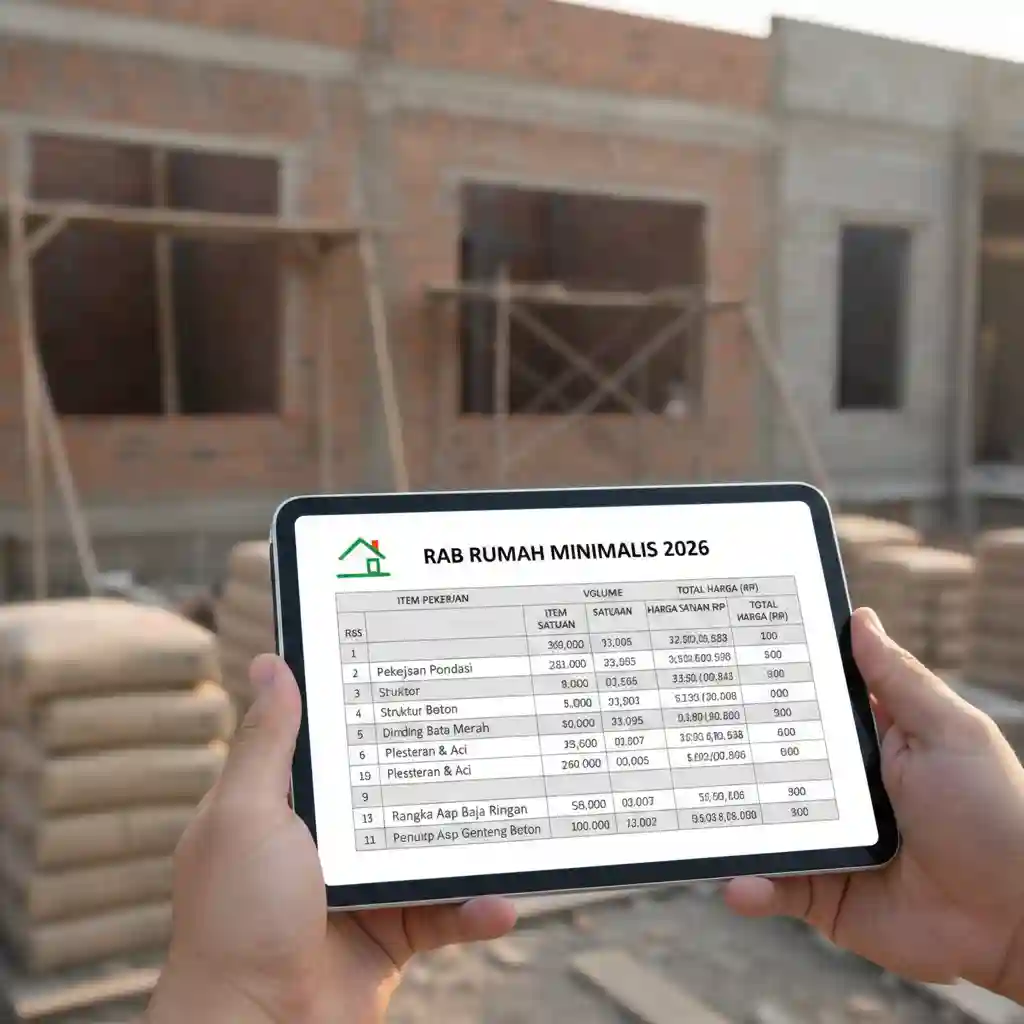 Contoh dokumen Rencana Anggaran Biaya (RAB) untuk jasa desain rumah Contoh dokumen Rencana Anggaran Biaya (RAB) untuk jasa desain rumah