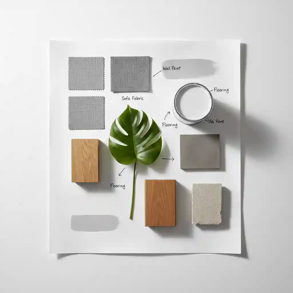 Contoh material board untuk desain rumah minimalis interior eksterior-kontraktor interior jakarta terpercaya splusa.id Contoh material board untuk desain rumah minimalis interior eksterior-kontraktor interior jakarta terpercaya splusa.id