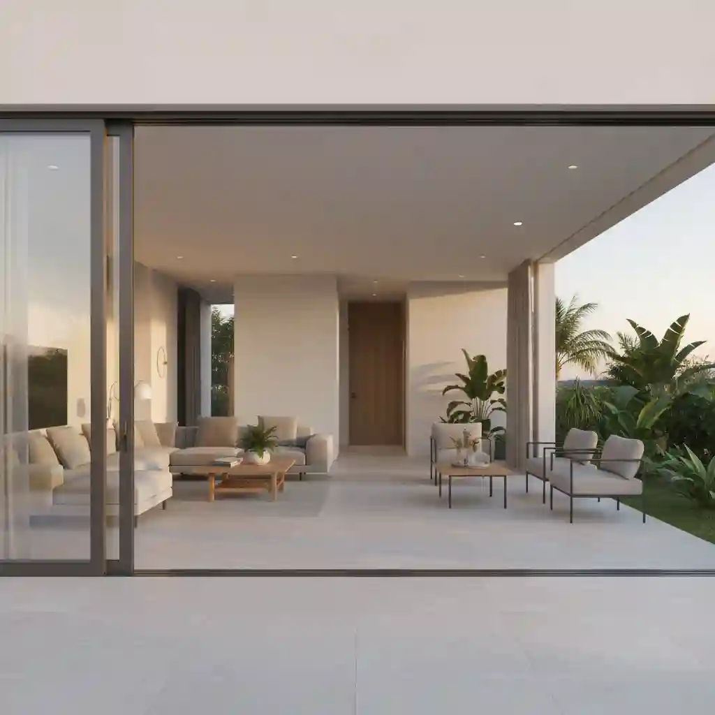 Desain rumah minimalis interior dan eksterior konsep open plan dengan pintu kaca-kontraktor interior jakarta terpercaya splusa.id Desain rumah minimalis interior dan eksterior konsep open plan dengan pintu kaca-kontraktor interior jakarta terpercaya splusa.id