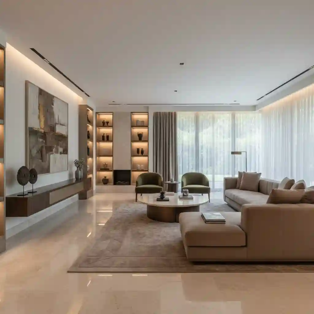 Hasil jadi desain interior rumah mewah modern luxury oleh SPlusA.id Hasil jadi desain interior rumah mewah modern luxury oleh SPlusA.id