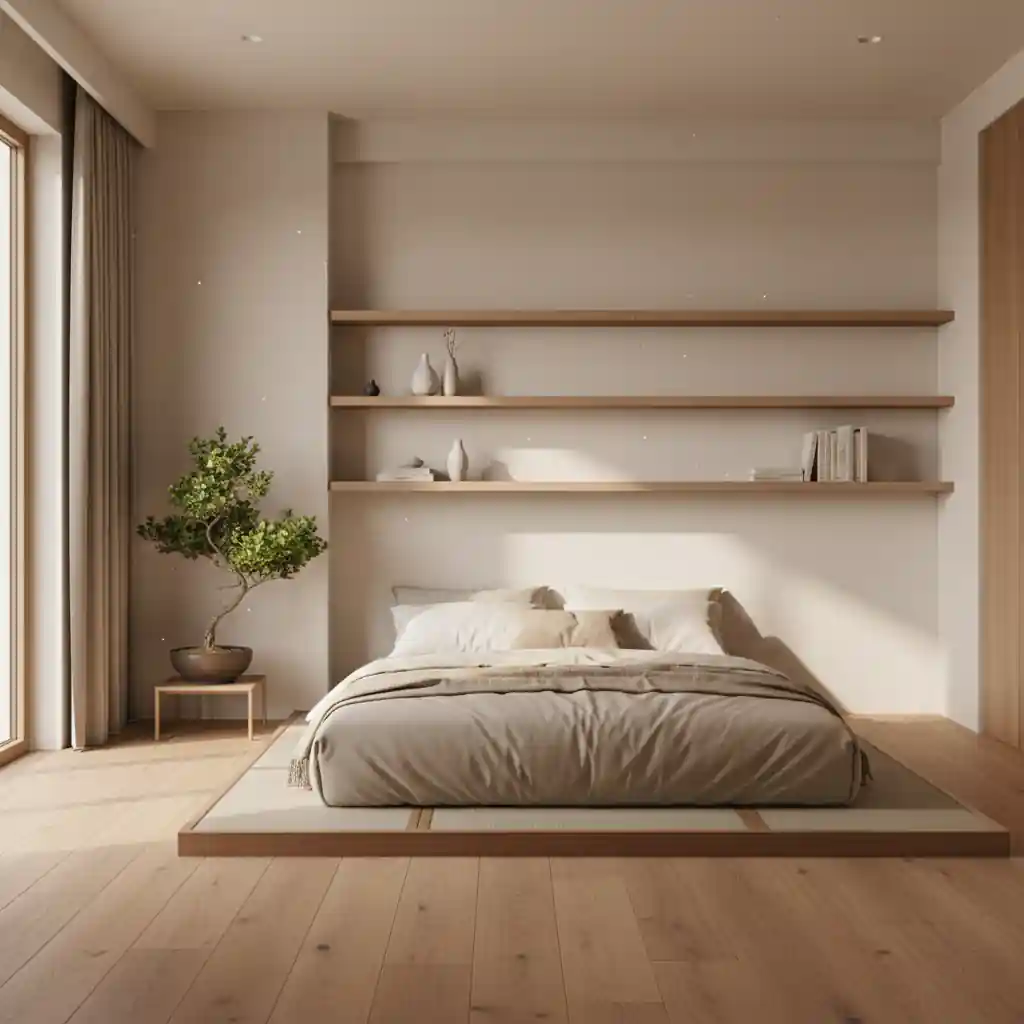 Inspirasi desain interior apartemen studio gaya Japandi-kontraktor interior apartemen studio jakarta terpercaya splusa.id Inspirasi desain interior apartemen studio gaya Japandi-kontraktor interior apartemen studio jakarta terpercaya splusa.id