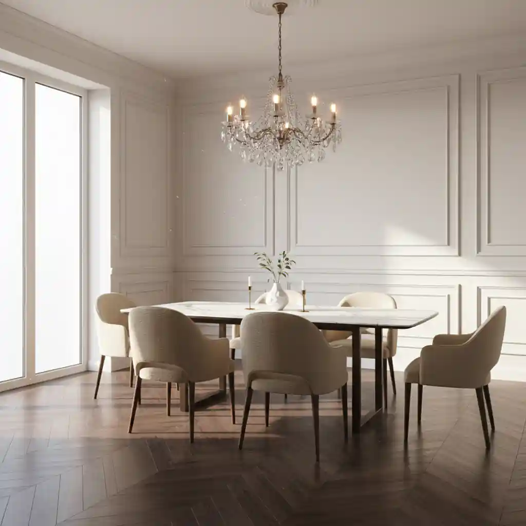 Inspirasi desain interior gaya modern classic hasil render 3D-kontraktor interior kantor terpercaya splusa.id