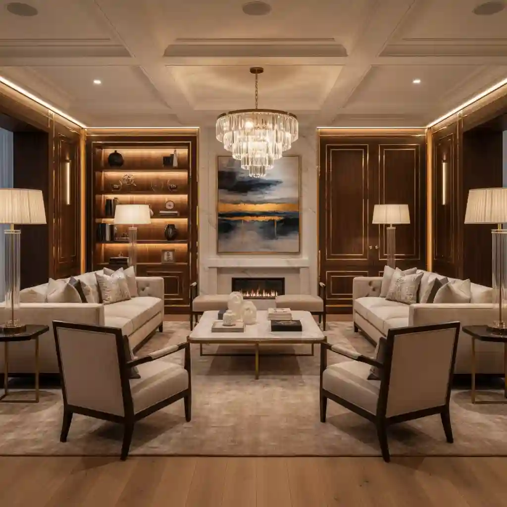 Perbandingan material untuk harga desain interior rumah mewah - SPlusA.id