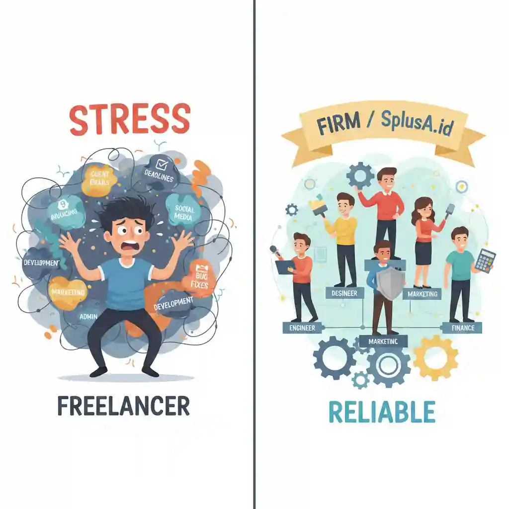 Perbedaan biaya dan kualitas antara desainer interior freelancer vs. firma profesional SplusA.id Perbedaan biaya dan kualitas antara desainer interior freelancer vs. firma profesional SplusA.id