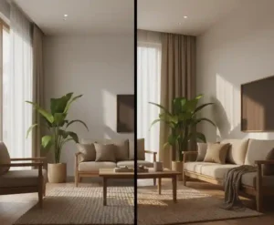 Perbandingan harga render interior kualitas standar vs photorealistic-kontraktor interior jakarta terpercaya splusa.id