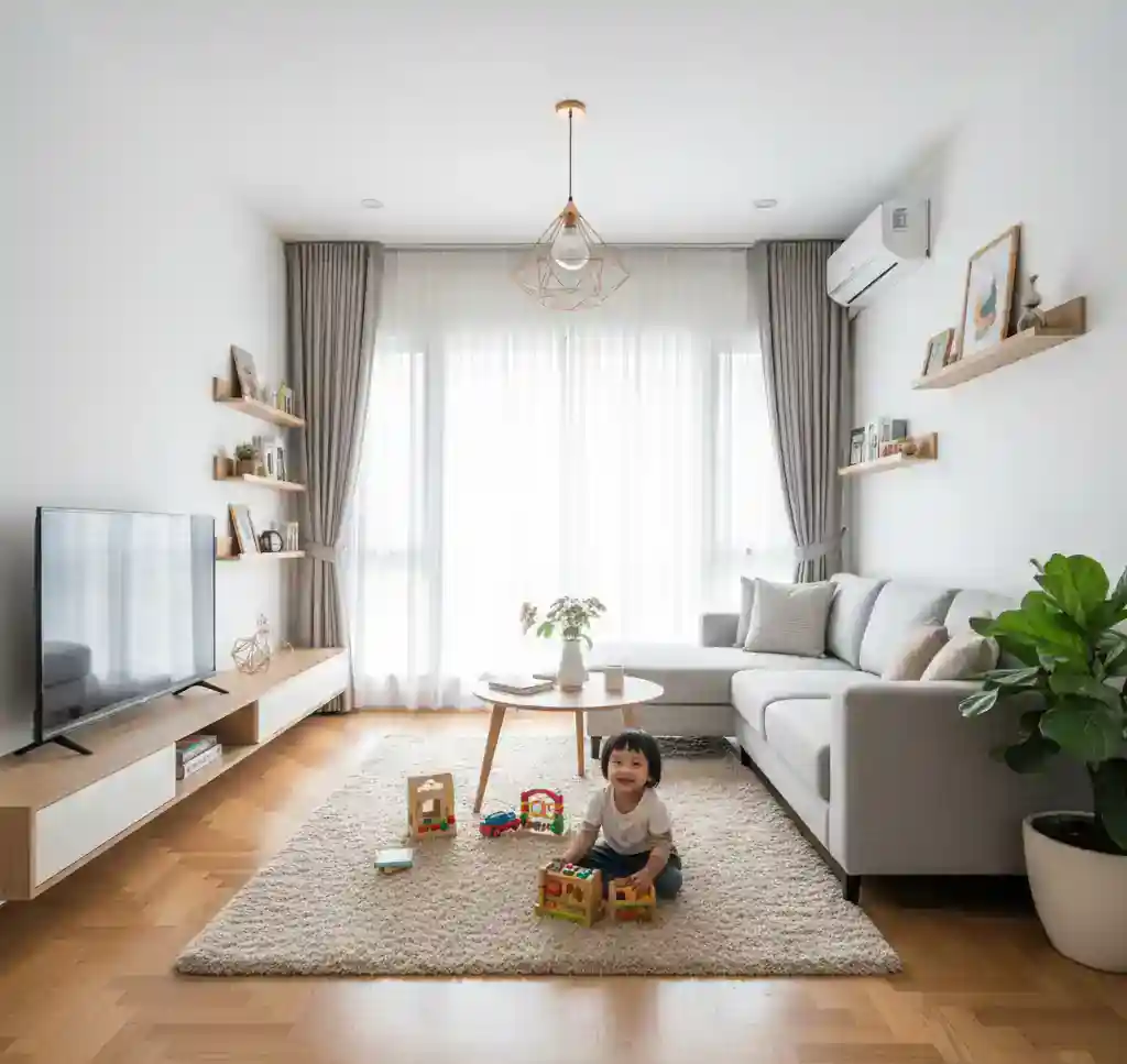 Portofolio hasil renovasi interior rumah type 36 menjadi lega-kontraktor interior jakarta terpercaya splusa.id