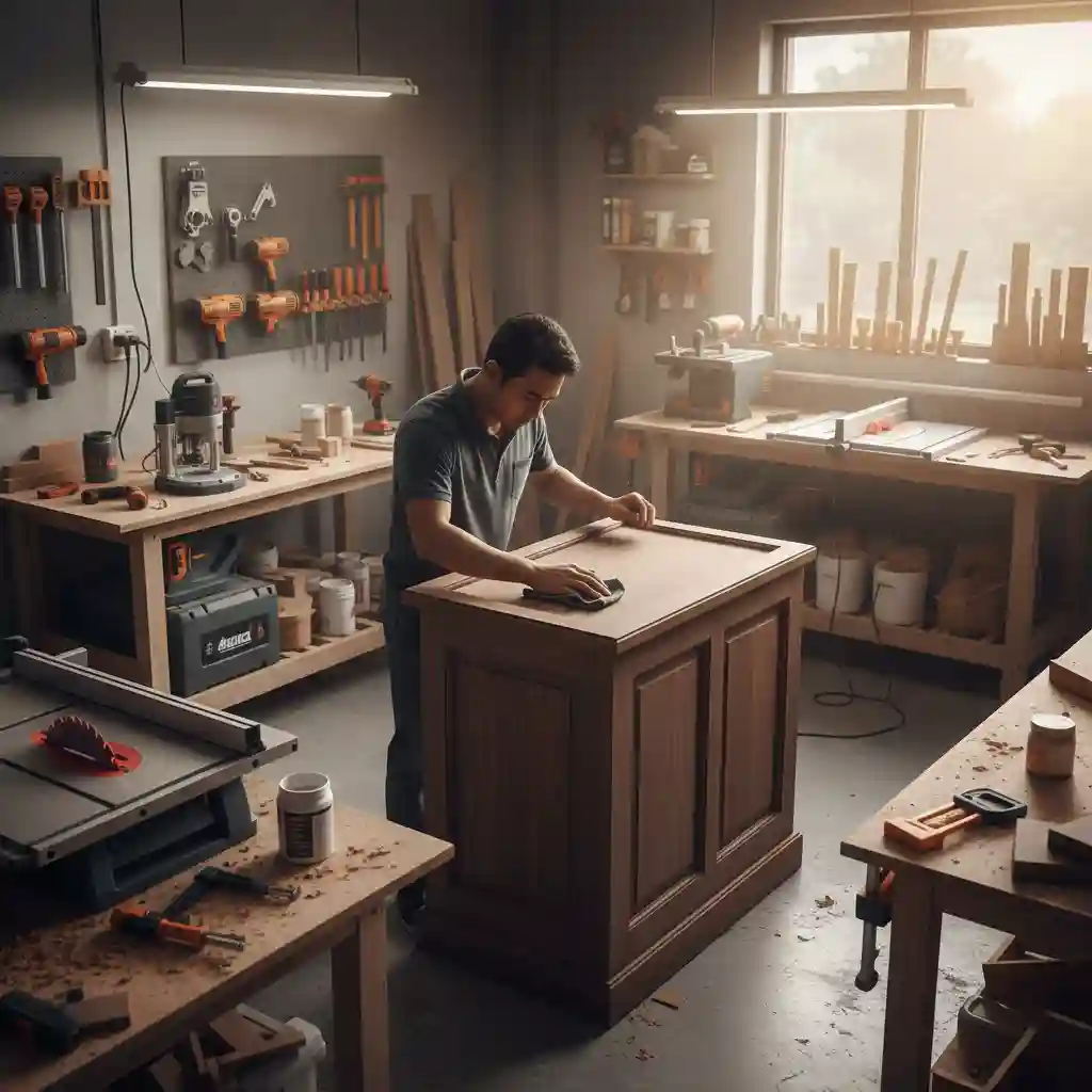 Proses pembuatan custom furniture oleh kontraktor furniture Jakarta profesional Proses pembuatan custom furniture oleh kontraktor furniture Jakarta profesional