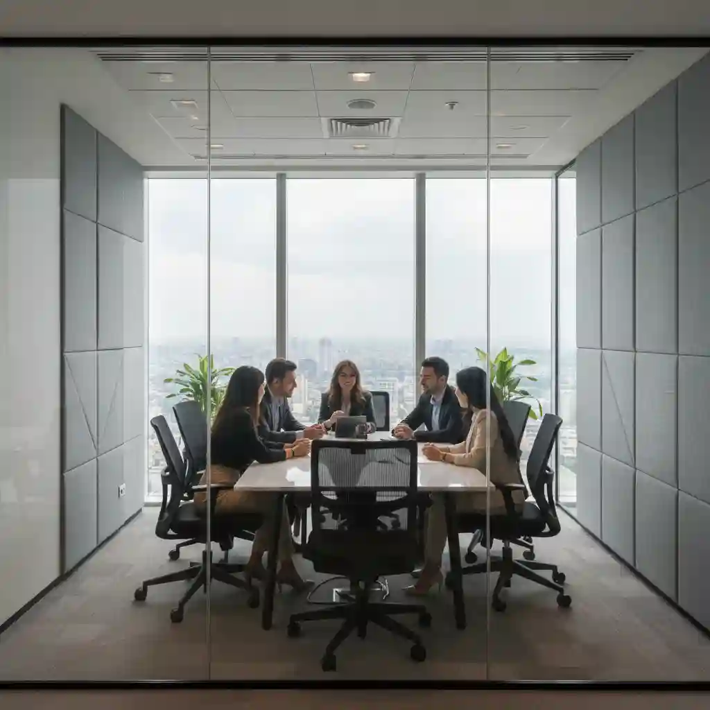 Ruang meeting kantor Jakarta Timur desain interior mewah dan profesional-Kontraktor Interior Kantor Jakarta Timur SPLusA.id Ruang meeting kantor Jakarta Timur desain interior mewah dan profesional-Kontraktor Interior Kantor Jakarta Timur SPLusA.id
