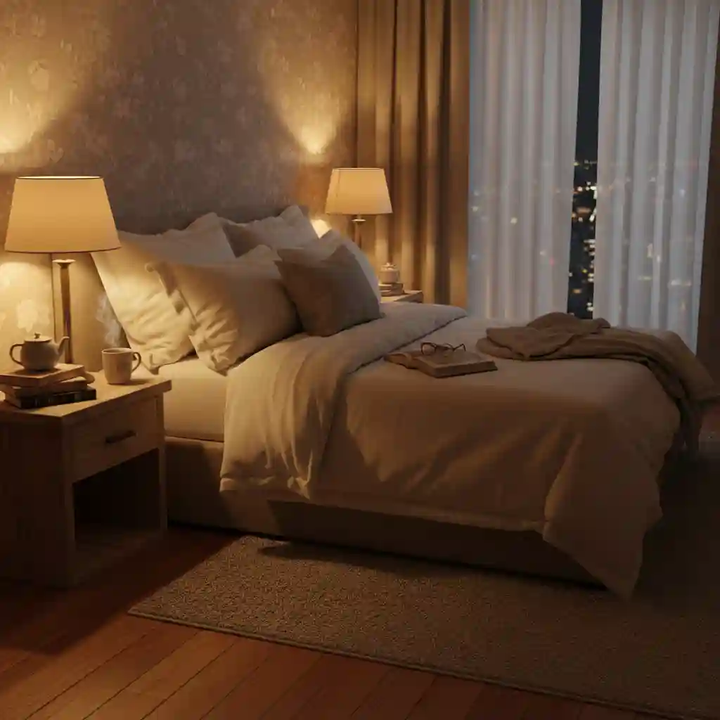 Suasana kamar tidur nyaman hasil desain interior profesional yang bikin betah di rumah-jasa dan kontraktor interior splusa.id Suasana kamar tidur nyaman hasil desain interior profesional yang bikin betah di rumah-jasa dan kontraktor interior splusa.id