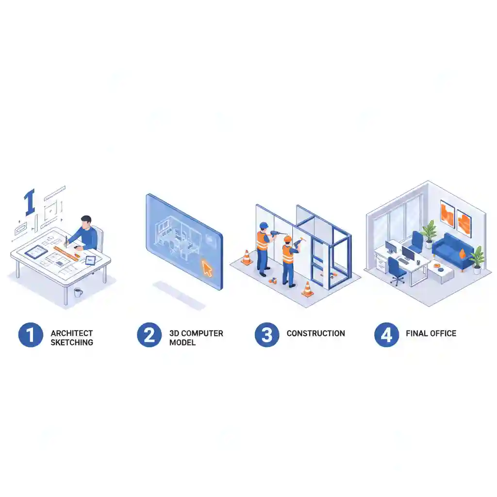 Tahapan kerja kontraktor interior kantor dari desain sampai serah terima-Kontraktor Interior Kantor Jakarta Timur SPLusA.id Tahapan kerja kontraktor interior kantor dari desain sampai serah terima-Kontraktor Interior Kantor Jakarta Timur SPLusA.id