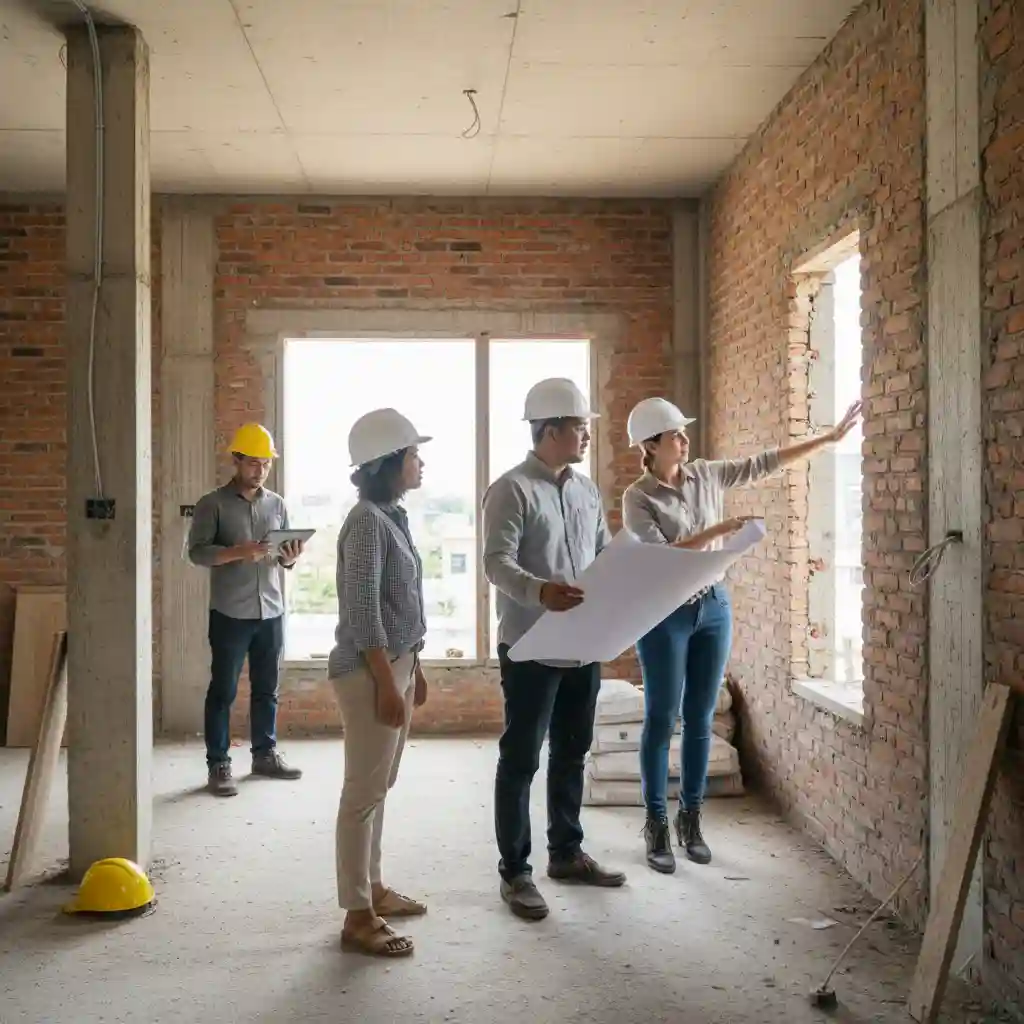 Tim SPlusA.id sedang konsultasi renovasi kamar tidur dengan klien-jasa interior splusa.id Tim SPlusA.id sedang konsultasi renovasi kamar tidur dengan klien-jasa interior splusa.id