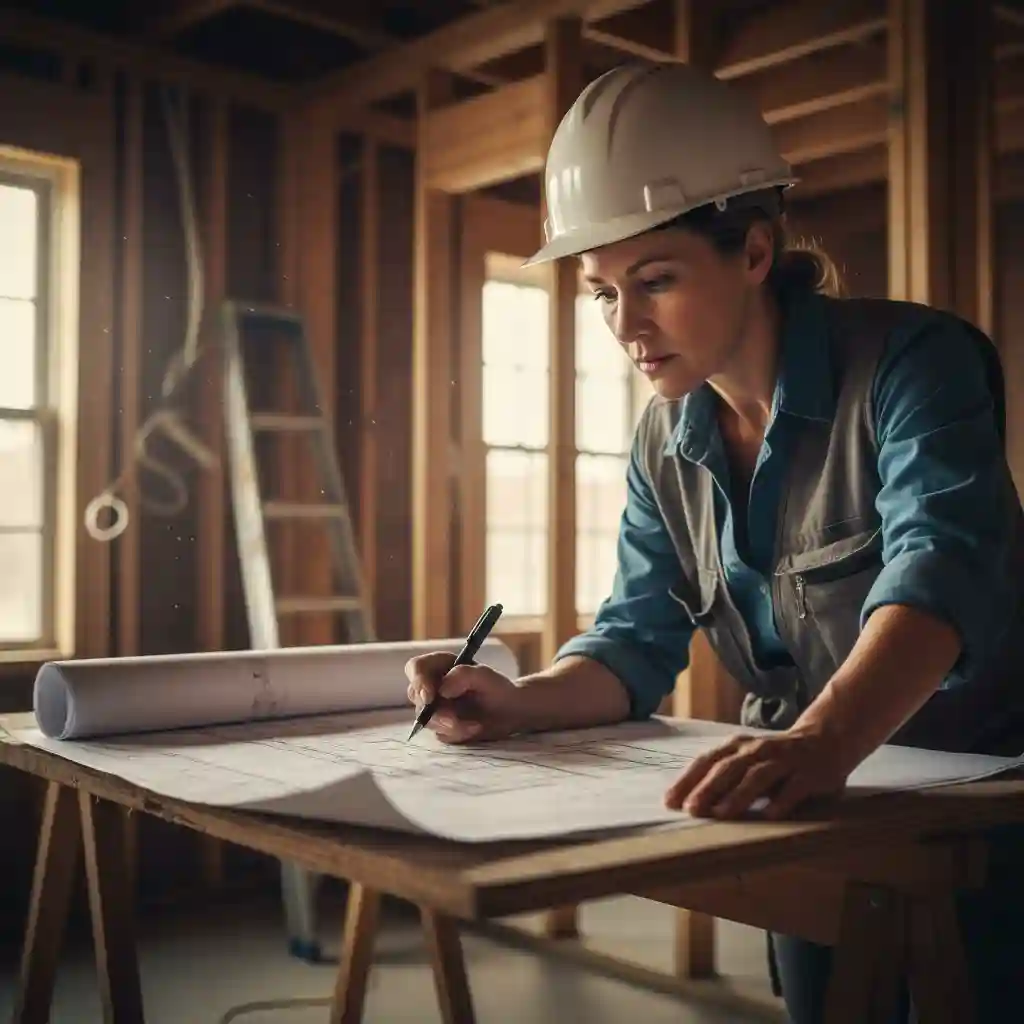 Tim ahli kontraktor interior Jakarta Timur sedang melakukan pengecekan kualitas proyek renovasi Tim ahli kontraktor interior Jakarta Timur sedang melakukan pengecekan kualitas proyek renovasi