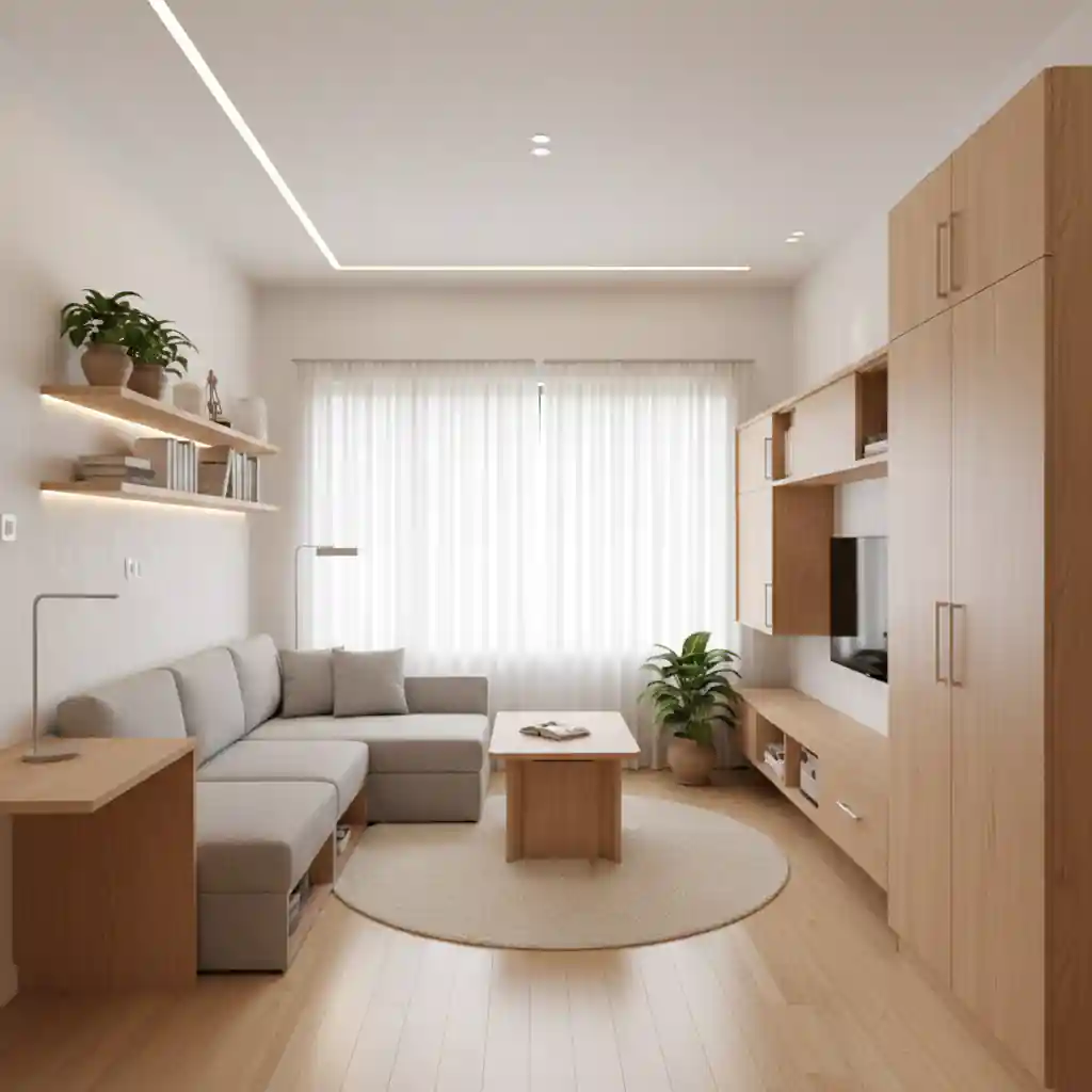 Visualisasi desain 3d rumah minimalis type 36 dengan penataan ruang efisien menggunakan software blender-kontraktor interior jakarta terpercaya splusa.id