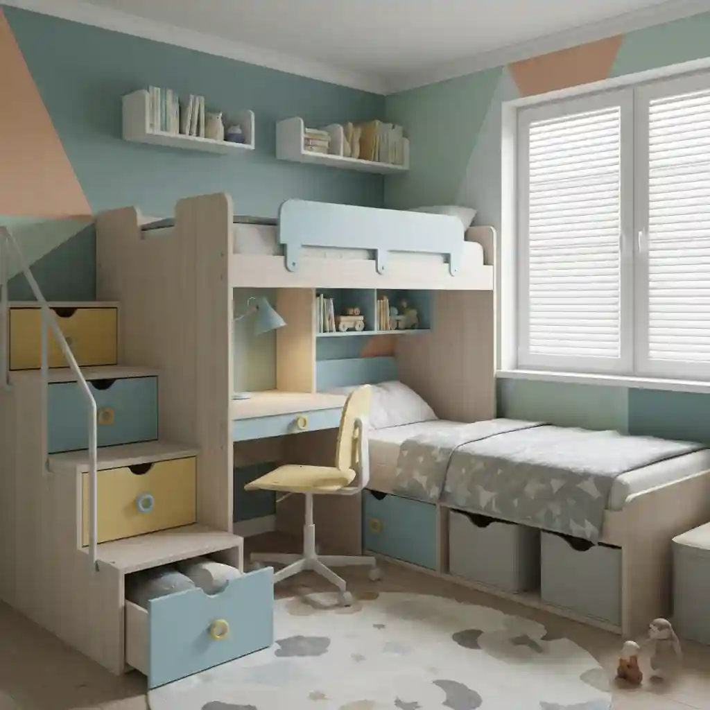 Desain kamar anak apartemen hemat ruang -jasa dan kontraktor interior splusa.id Desain kamar anak apartemen hemat ruang -jasa dan kontraktor interior splusa.id