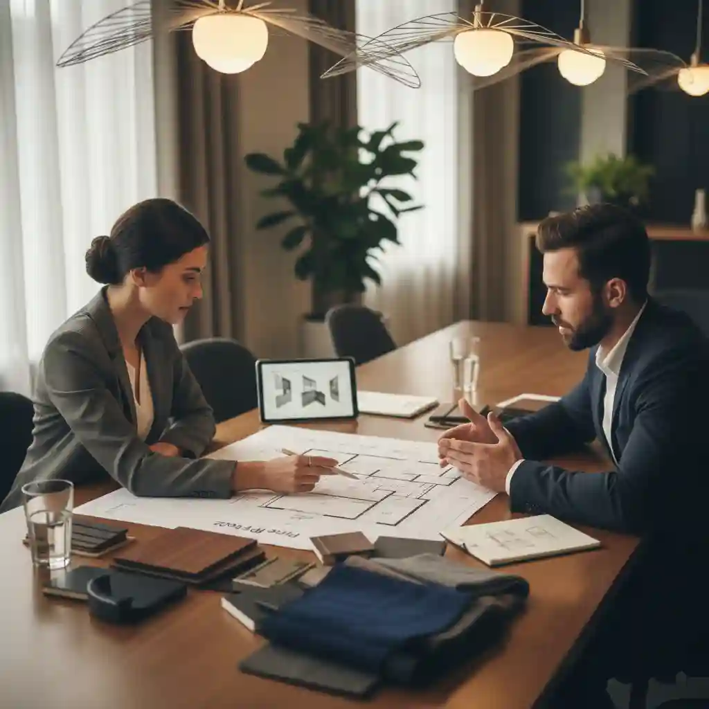 Diskusi biaya desain interior per m2 2020 antara desainer dan klien-kontraktor interior splusa.id Diskusi biaya desain interior per m2 2020 antara desainer dan klien-kontraktor interior splusa.id