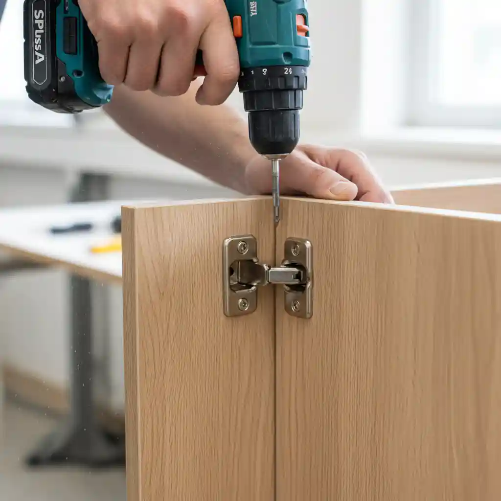 Kualitas material HPL dan engsel soft close-Kontraktor interior Tangerang BSD splusa.id Kualitas material HPL dan engsel soft close-Kontraktor interior Tangerang BSD splusa.id